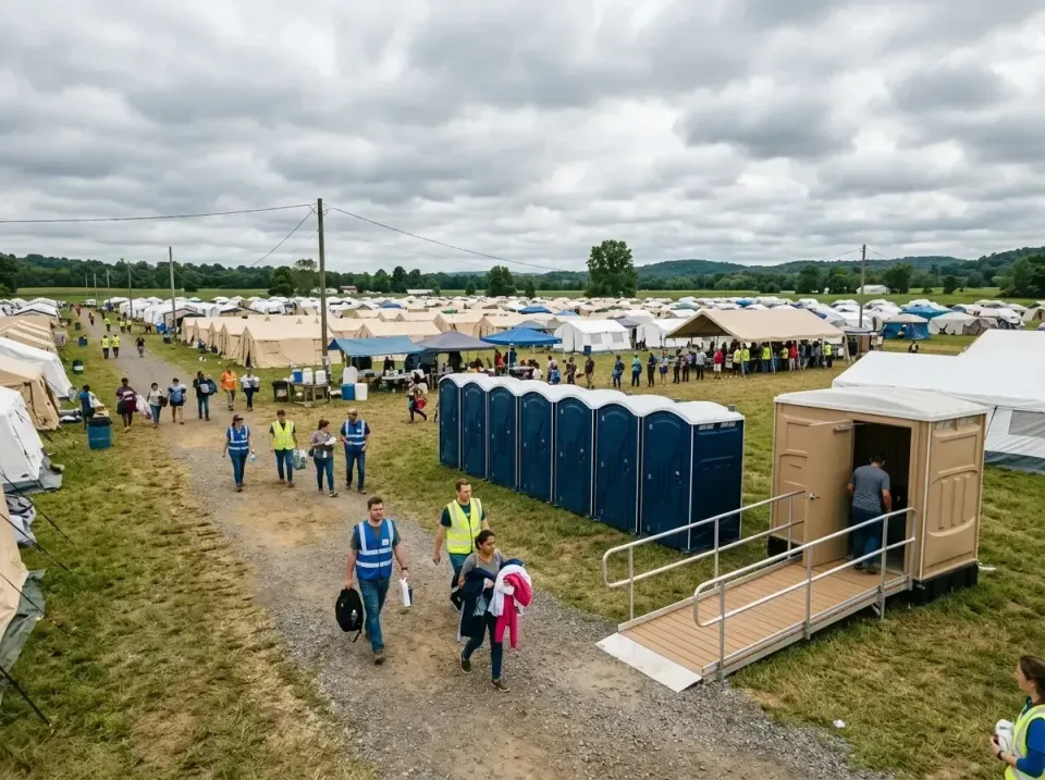 disaster-relief-camp-restrooms-010 — frequently asked questions, Dumpster & Portable Bathrooms Rental in Edwardsville, KS